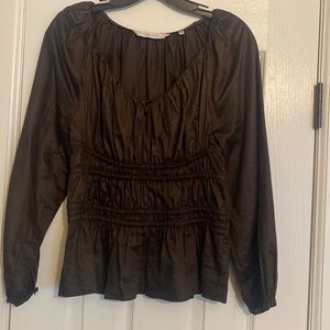 Like new smocked waist Rebecca Taylor top